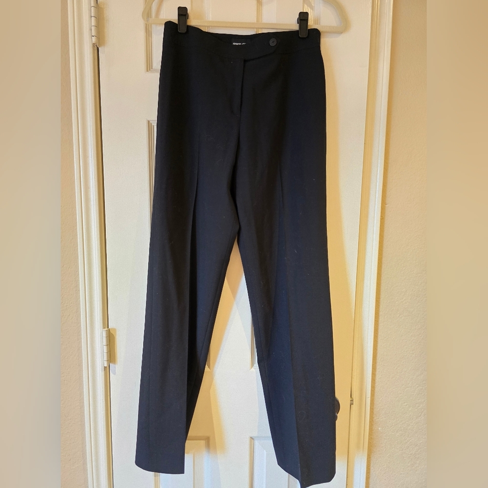 Giorgio Armani women's black wool pants